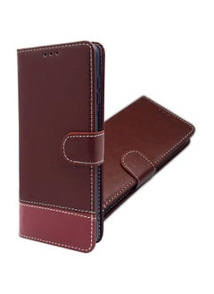 Vivo T1 Pro 5G /iQOO Z6 Pro 5G Flip Cover | Dual-Tone PU Leather Finish | Wallet Style & Stand | Magnetic Flip Case for Vivo T1 Pro 5G /iQOO Z6 Pro 5G (Coffee & Brown)