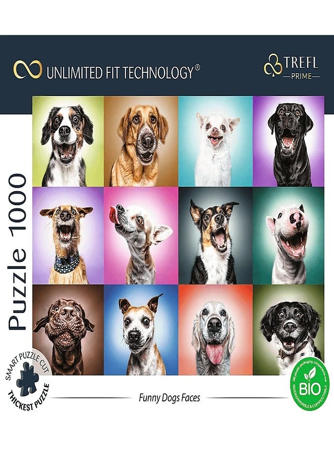 تريفل  بازل وجوه الكلاب المضحكة  1000 قطعة - 10706 - Image 3