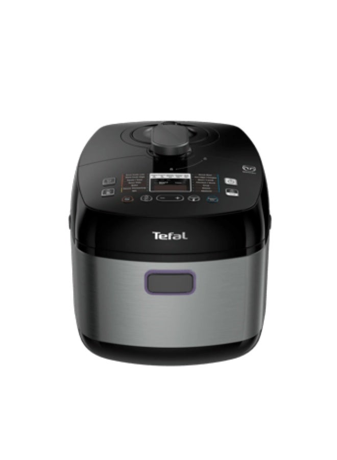 TEFAL CY625 Home Chef Smart Pro Electric Pressure and Multicooker 5 L 1090 W CY625 Black and Grey - Image 2