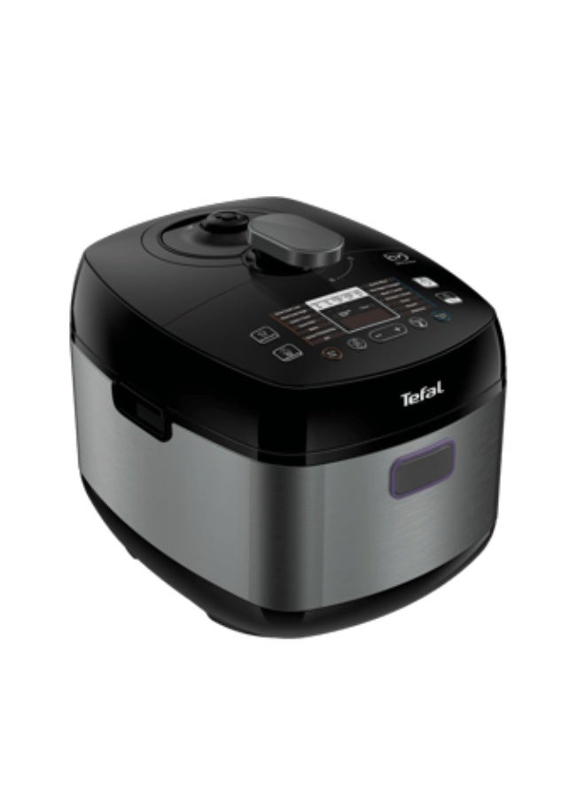 TEFAL CY625 Home Chef Smart Pro Electric Pressure and Multicooker 5 L 1090 W CY625 Black and Grey - Image 3