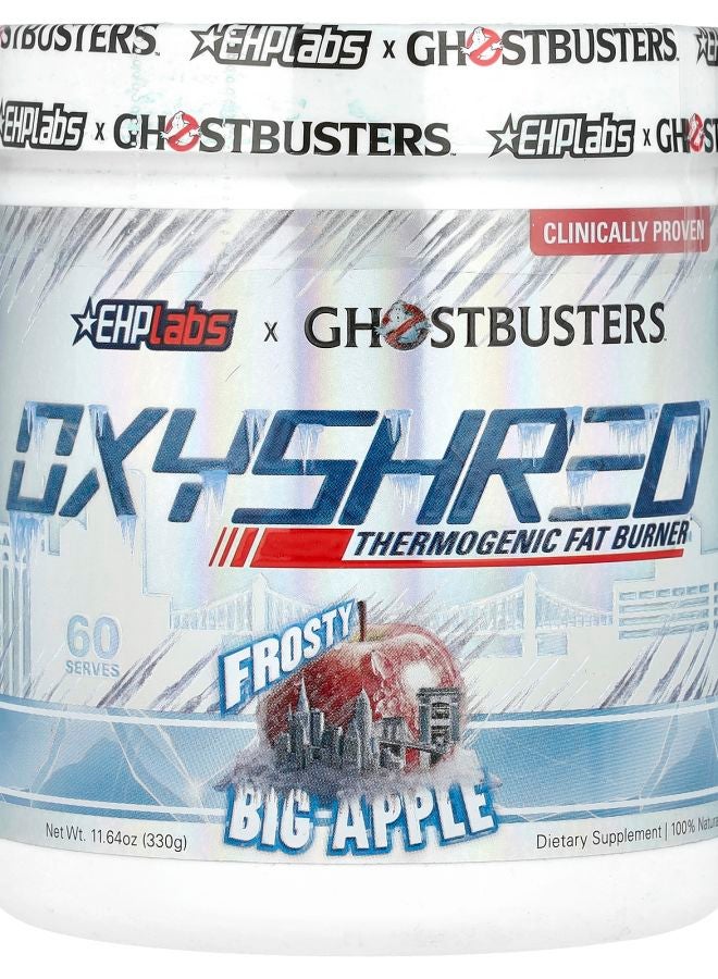 EHPLabs Ghostbusters OxyShred Thermogenic Fat Burner Frosty Big Apple 11.64 oz (330 g)