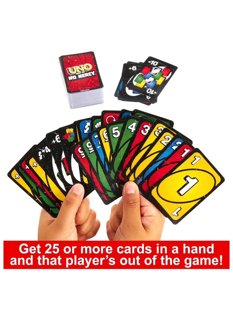 Generic - UNO Show 'Em No Mercy, Kids, Adults, Family Night, 2-10 Players | Iconic Characters, Engaging Gameplay, Develop Strategies & Skills Bundle (168 Cards) - Image 1