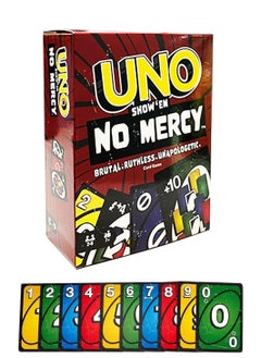 UNO Show 'Em No Mercy, Kids, Adults, Family Night, 2-10 Players | Iconic Characters, Engaging Gameplay, Develop Strategies & Skills Bundle (168 Cards)