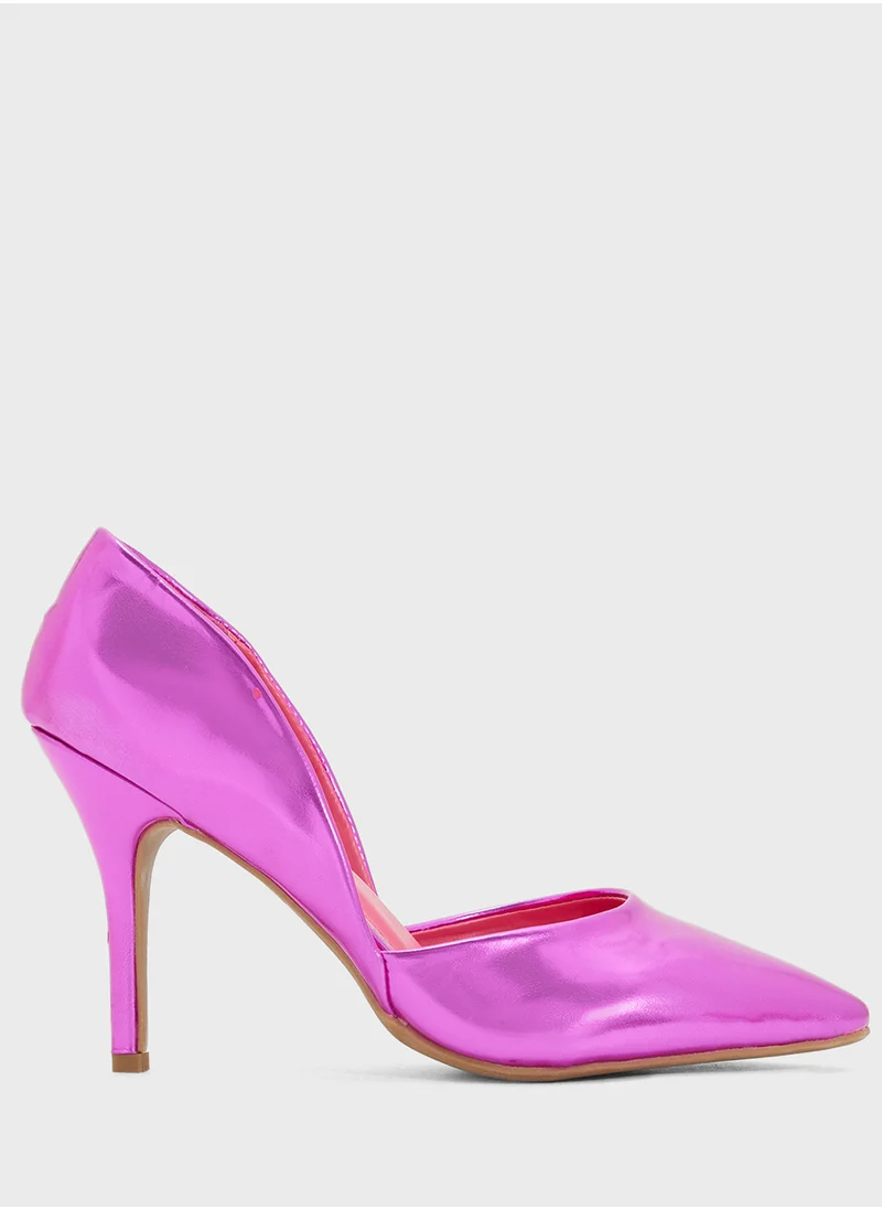Ginger High Shine Pointed Pump