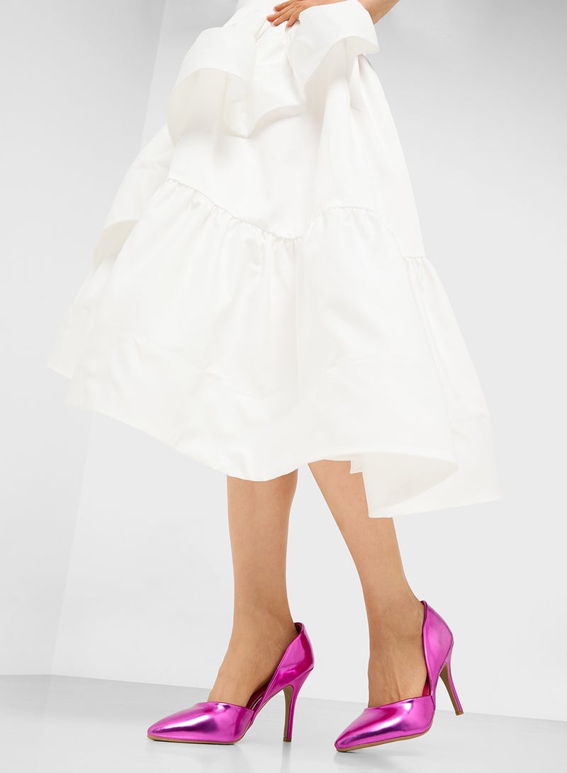 Ginger High Shine Pointed Pump  - Image 5