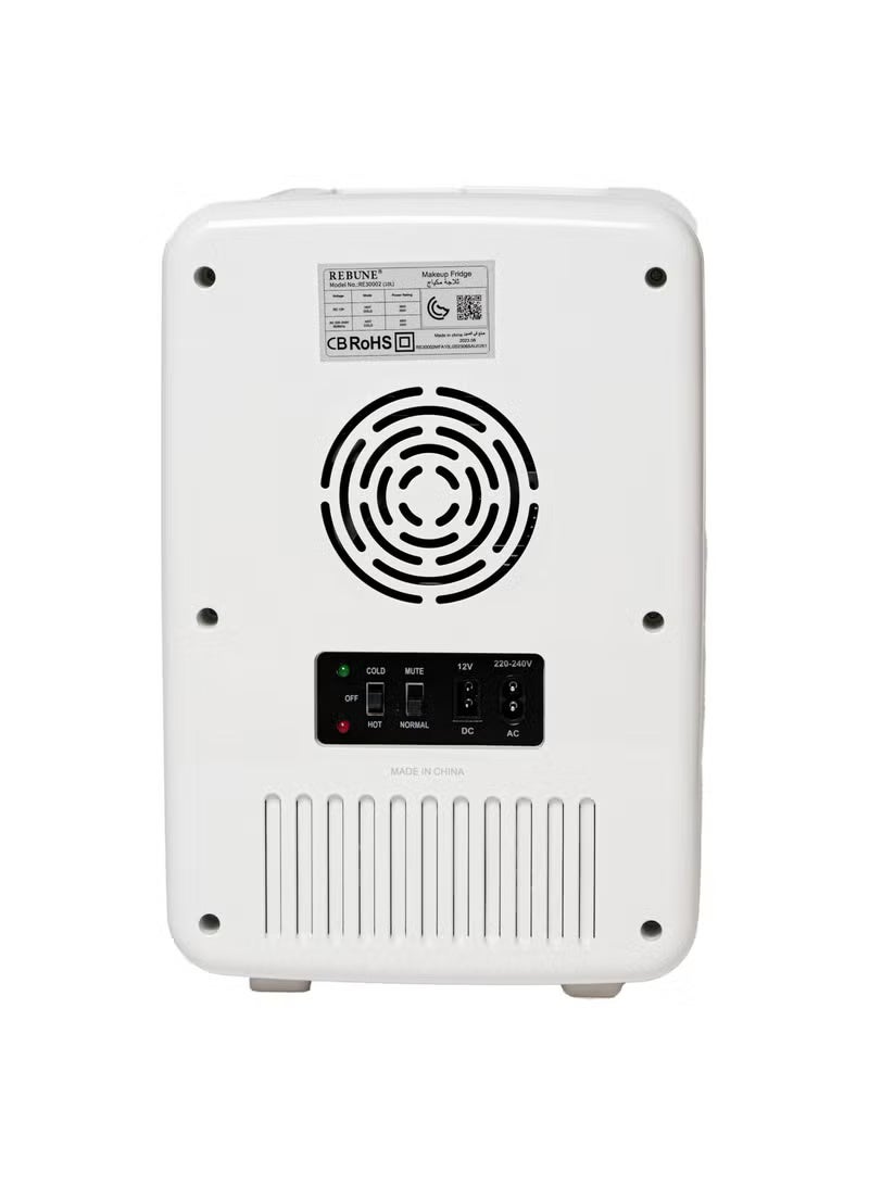 ريبون ثلاجة مستحضرات تجميل - 10 لترات - مزودة بمرآة LED -  55 واط - RE-30002 - Image 5