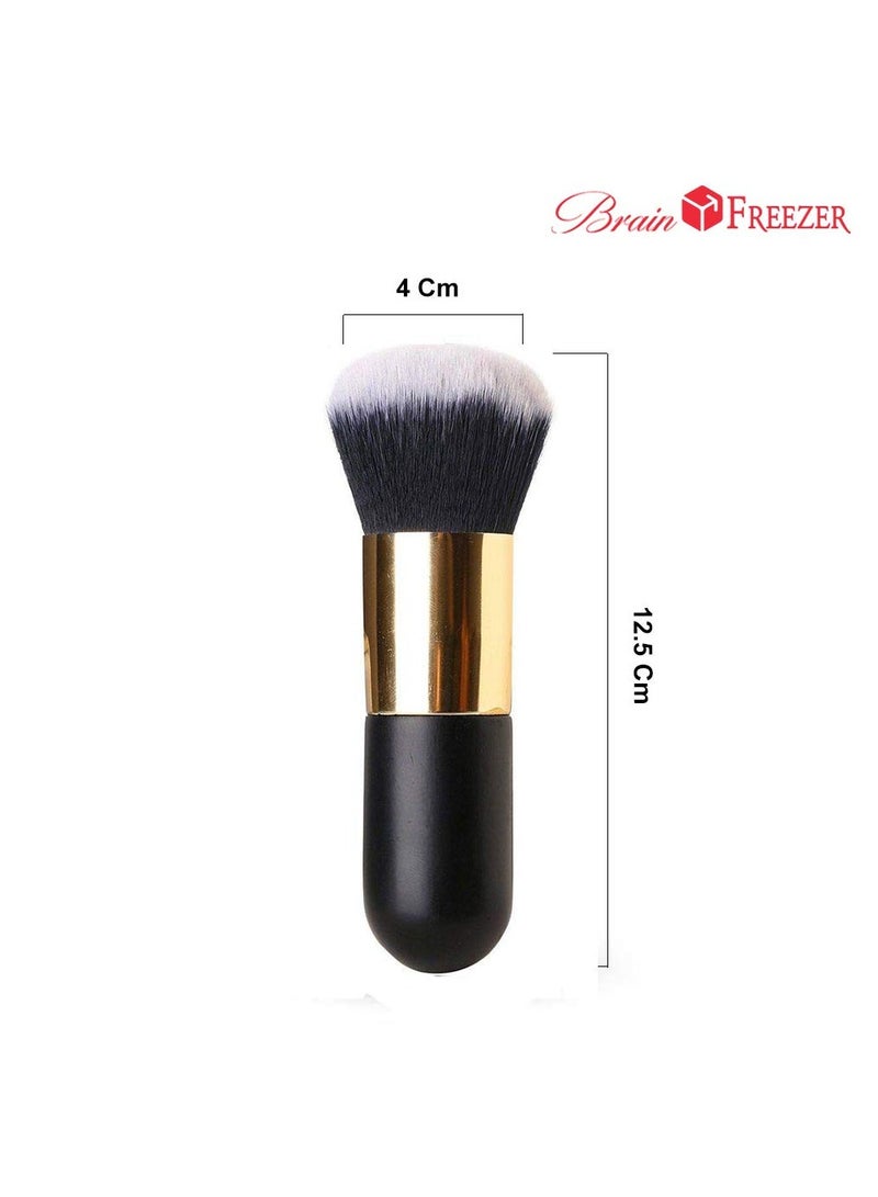 Brain Freezer Persian Bristle Makeup Brush- Black, Golden - Image 2
