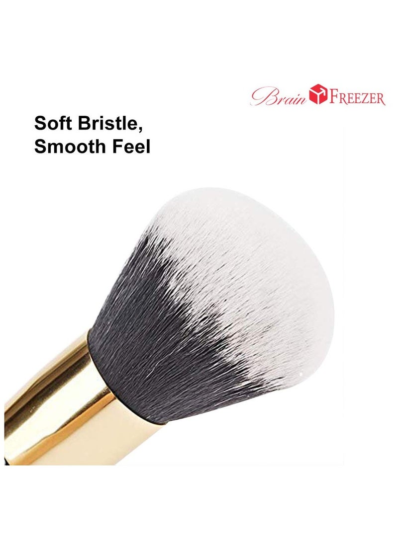 Brain Freezer Persian Bristle Makeup Brush- Black, Golden - Image 4