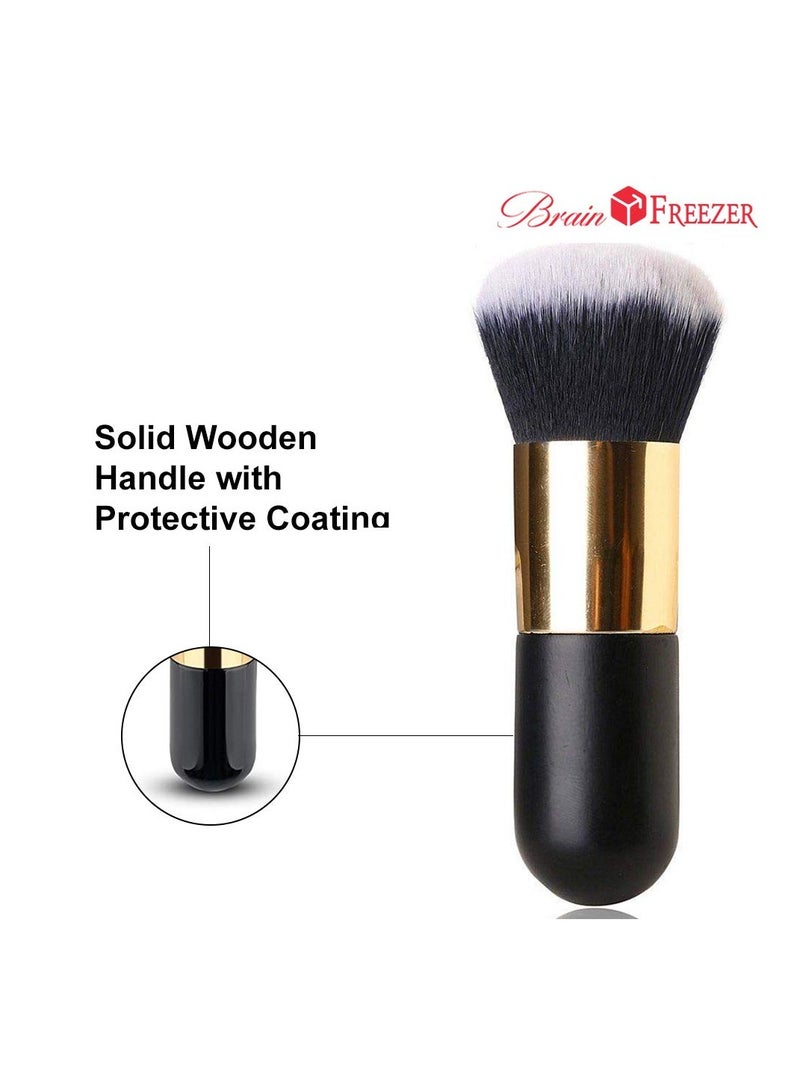 Brain Freezer Persian Bristle Makeup Brush- Black, Golden - Image 5