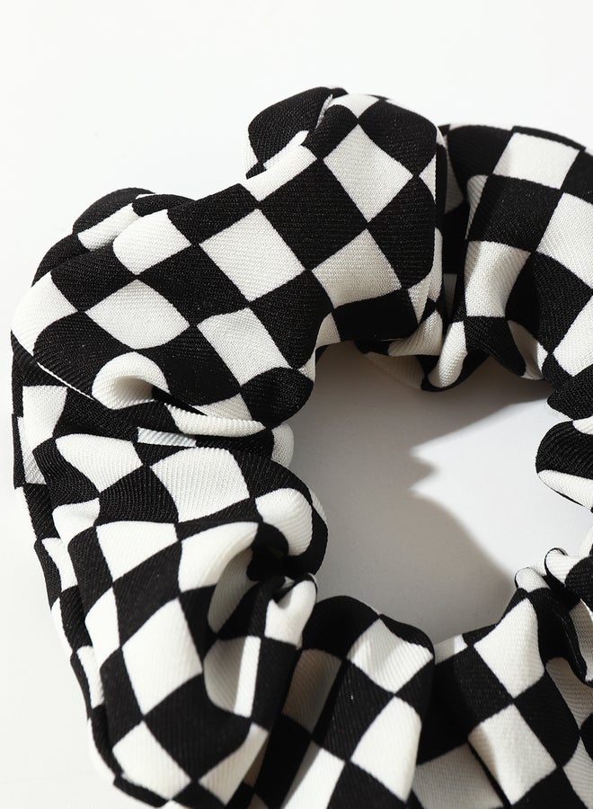 تايك تو مجموعة من 3 ربطات شعر بنمط كاروهات - Image 2