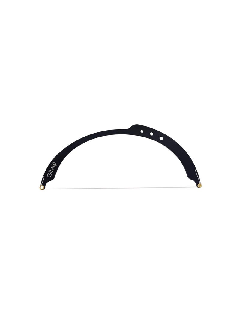 Generic - Eyebrow Mapping String Eyebrow Mapper with Strings Design Eyebrow Threading Line Marker Ruler Painting Line Bow Arrow Ruler Semi Permanent Bow and Arrow Line Ruler Measuring Tool (Black) - Image 1