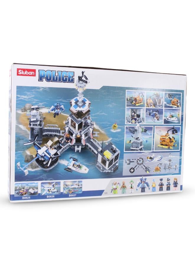 Sluban Police Prison Blocks Set - 1016Pcs - Image 2