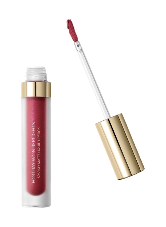 Holiday Wonderlights Sparkly Matte Liquid Lipstick Timeless Mauve