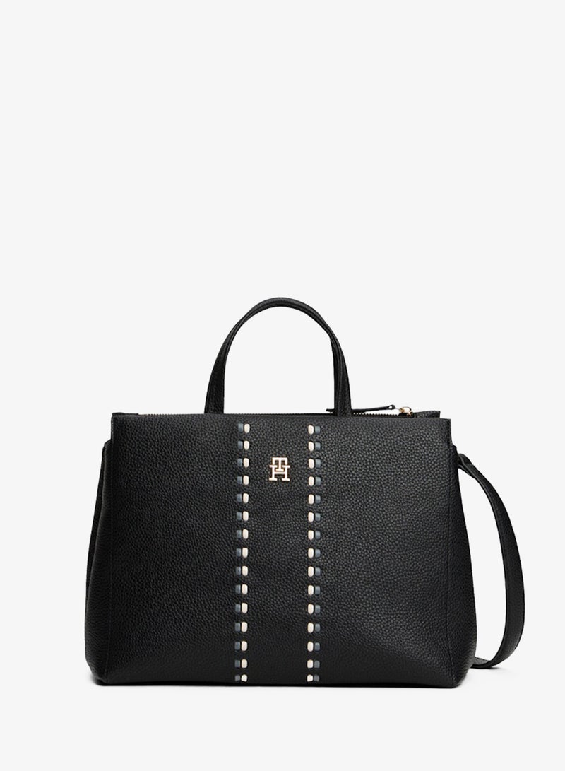 TOMMY HILFIGER Signature Tape Satchel - Image 1