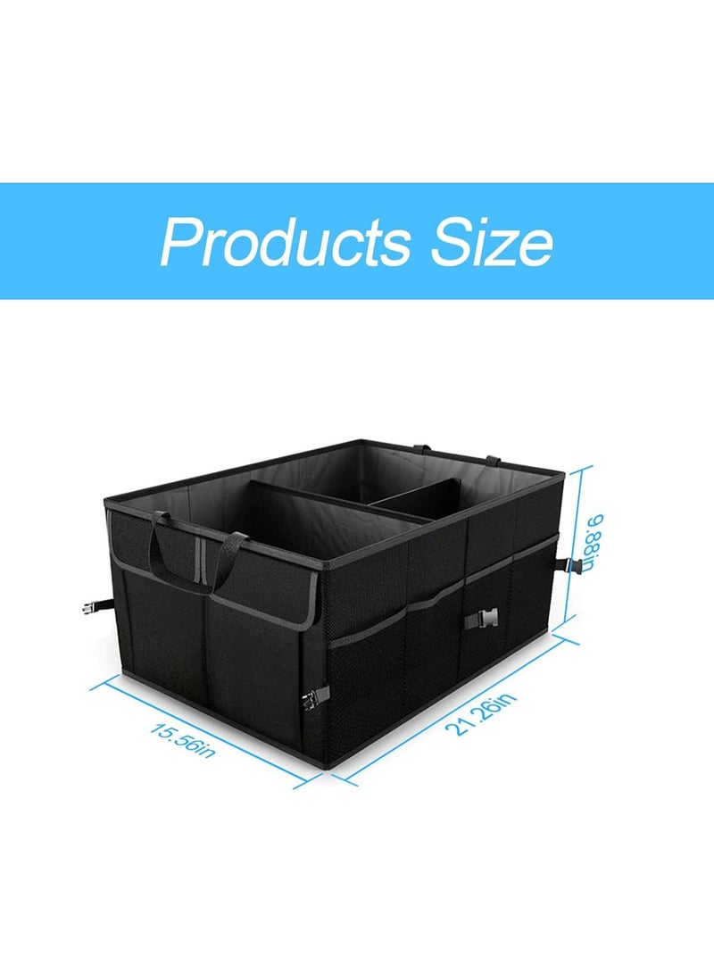 YelaJoy Car Trunk Organizer/Storage, Collapsible Cargo Storage Box, Large Capacity, Trunk Organizer for Cars, Vehicles, SUVs, Trucks - Image 5
