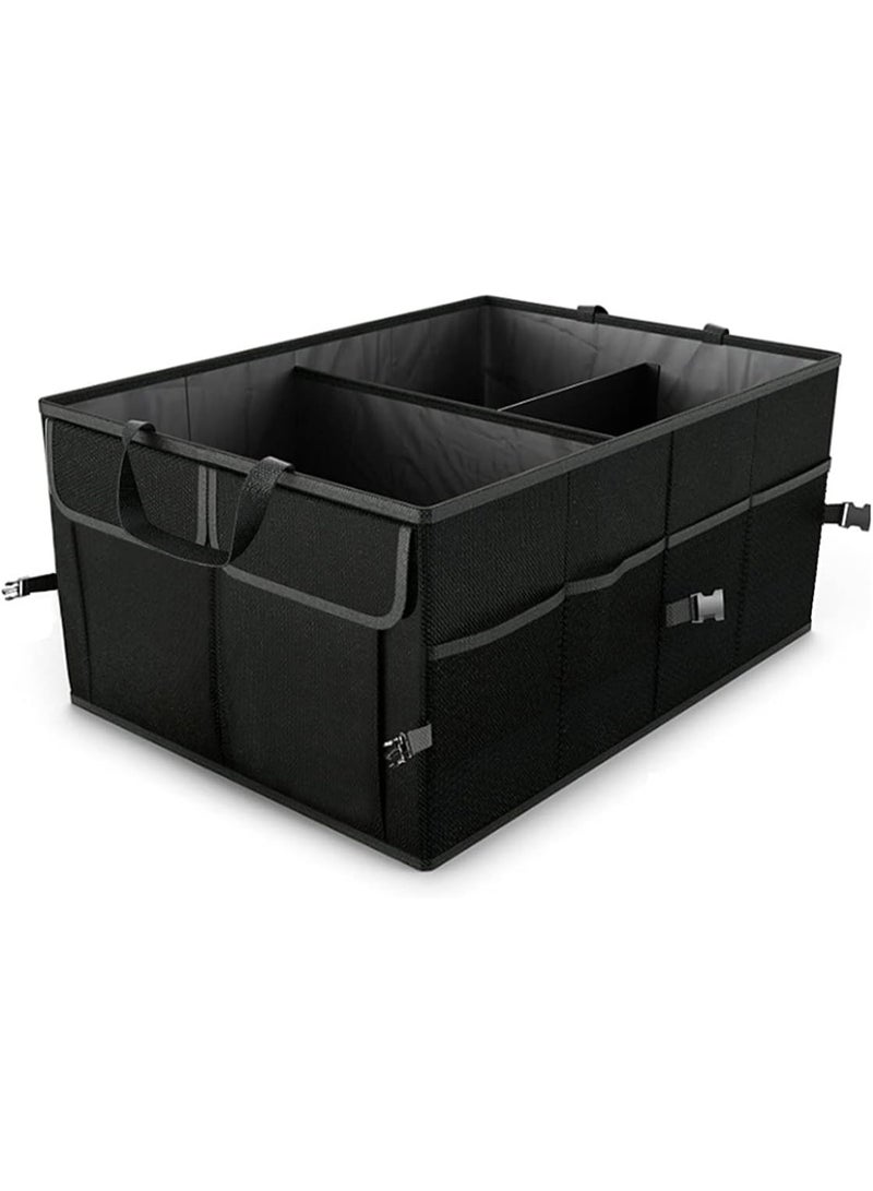 YelaJoy Car Trunk Organizer/Storage, Collapsible Cargo Storage Box, Large Capacity, Trunk Organizer for Cars, Vehicles, SUVs, Trucks - Image 3