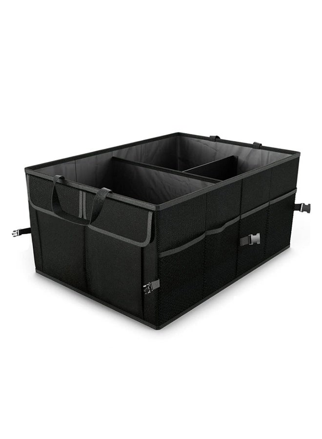 YelaJoy Car Trunk Organizer/Storage, Collapsible Cargo Storage Box, Large Capacity, Trunk Organizer for Cars, Vehicles, SUVs, Trucks - Image 1