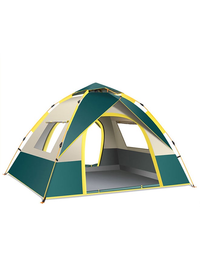 Sharpdo Outdoor Camping Automatic Quick Opening Tent with Two Doors and Two Windows 205*205*135CM - Image 1
