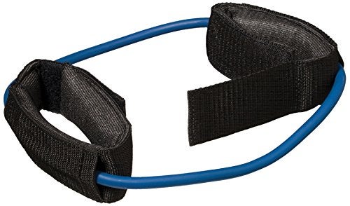 CanDo 10-5764 Exercise Tubing with Cuff Exerciser, 35", Blue-Heavy - Image 3