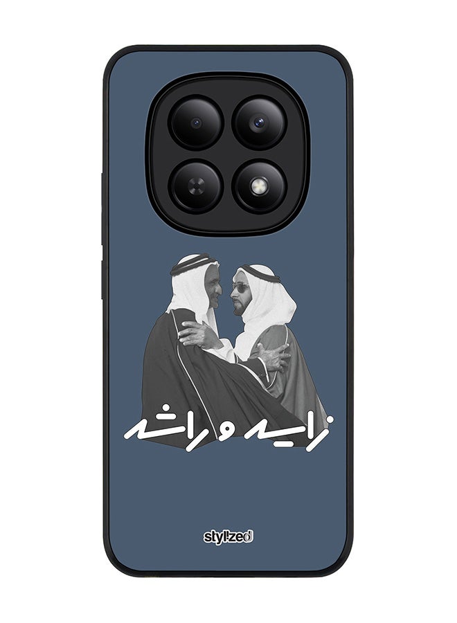 For Xiaomi Redmi Note 15 4G Case,Slim fit Camera Protection, Shockproof Thin Phone cover  - Sheikh Zayed And Sheikh Rashid Blue