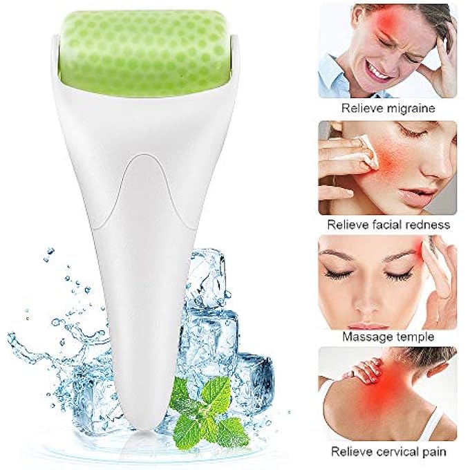 BFASU Ice Roller for Face & Eye Puffiness Migraine Relief, Ice Face Rollers for Women Facial Massager, Minor Injury, Headaches Relief, Anti Wrinkle Skin Care Product - Image 3