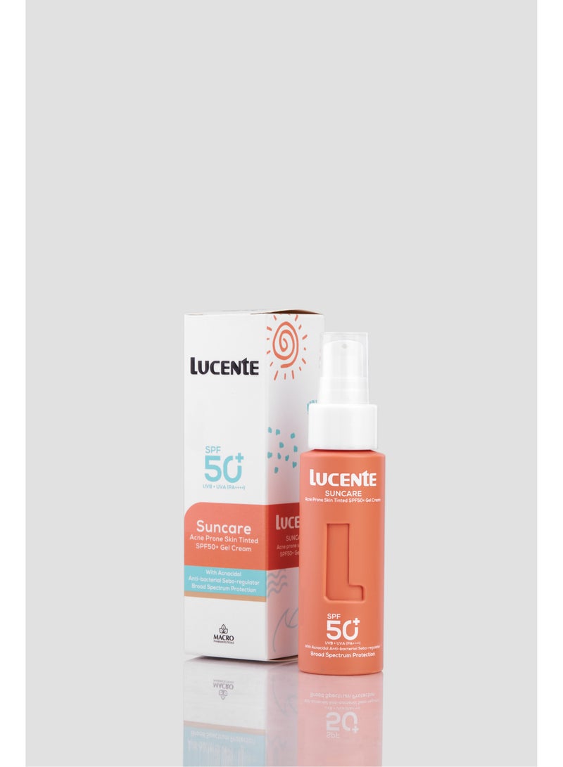 Lucente Suncare Acne Prone Skin Tined SPF50+ - 50ML - Image 1