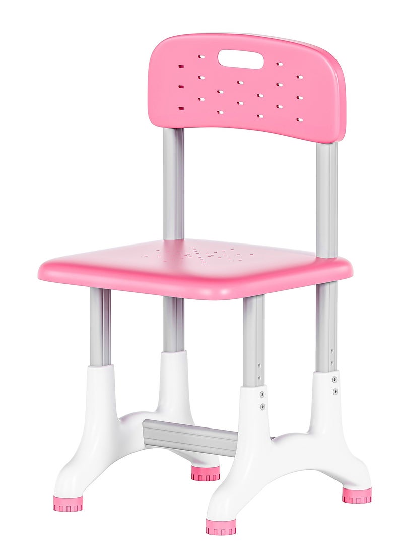 Funz Educational Kids Study Table and Chair Pink Kids With Table Lamp Cartoon gift - Image 4