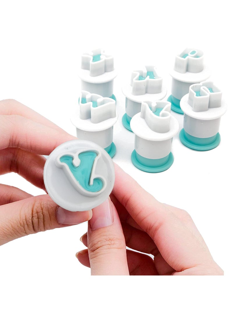 Sweet seven Fondant Icing Alphabet Cookie Stamps and Letter Cutters - Pack of 26 Capital Letters for Cake Decorating - Image 4