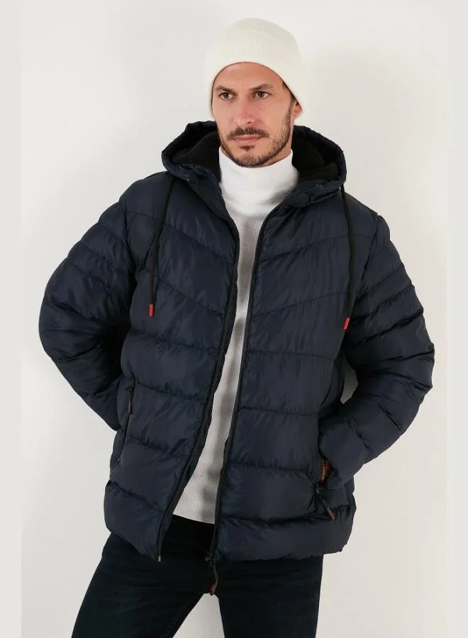 Buratti  Buratti Plush Lined Hooded Zip-Up Slim Fit Puffer Jacket for Men JACKET 5762010 for Men | Best Price UAE