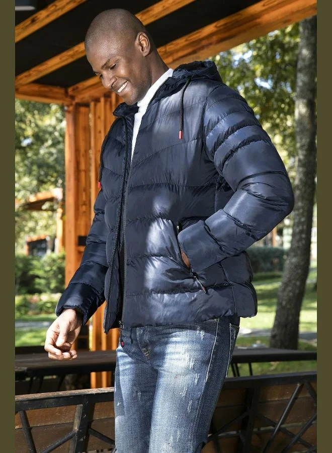 Buratti  Buratti Plush Lined Hooded Zip-Up Slim Fit Puffer Jacket for Men JACKET 5762010 for Men | Best Price UAE