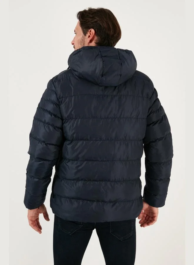 Buratti  Buratti Plush Lined Hooded Zip-Up Slim Fit Puffer Jacket for Men JACKET 5762010 for Men | Best Price UAE