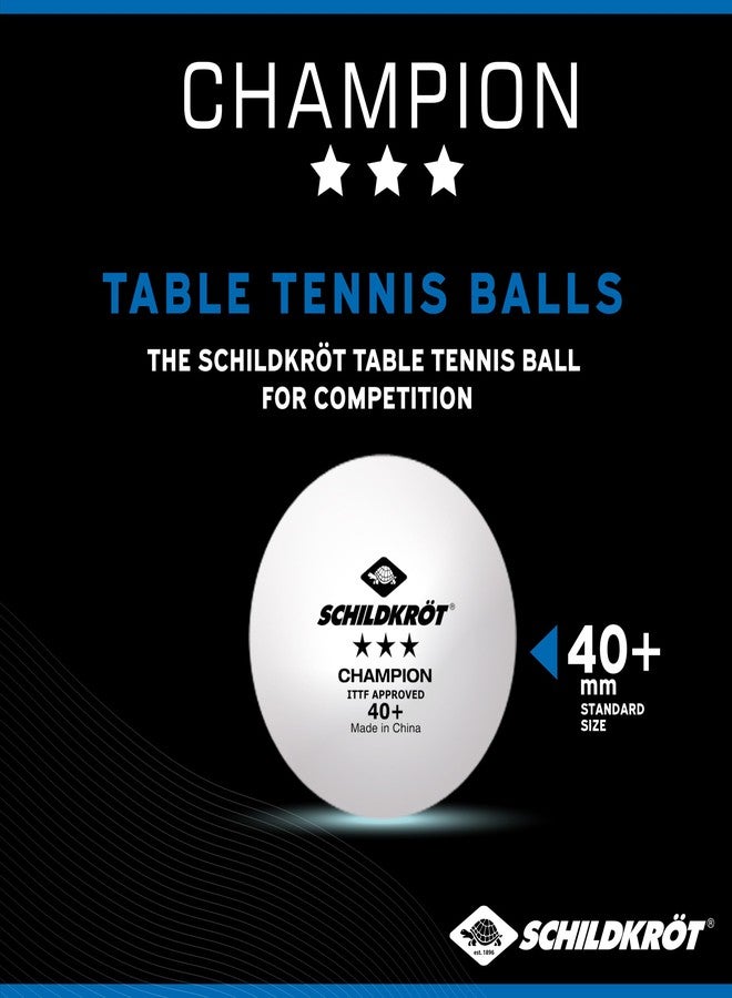 Schildkröt Schildkrot Champion 3 * 40+ Table Tennis Ball (3 Balls Can) - Image 3