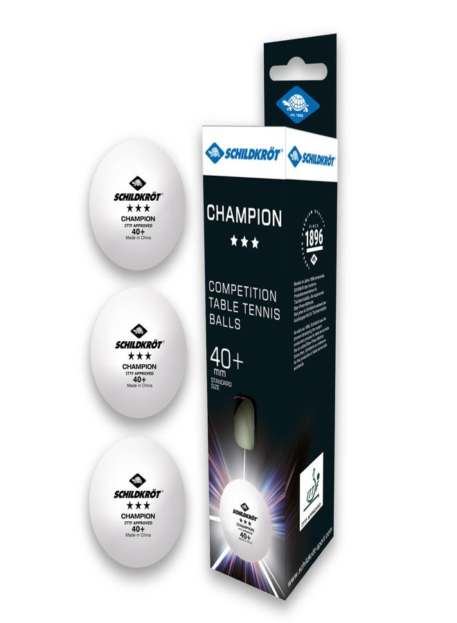 Schildkröt Schildkrot Champion 3 * 40+ Table Tennis Ball (3 Balls Can) - Image 1