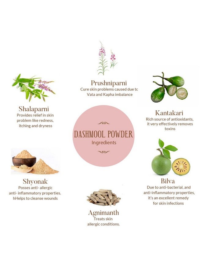 Ohria Ayurveda Dashamool Powder for Herbal Bath, Detox Bath | Ayurvedic Blend of Ten Medicinal Roots | Relief from Joint Pain & Stiffness- 150g - Image 3