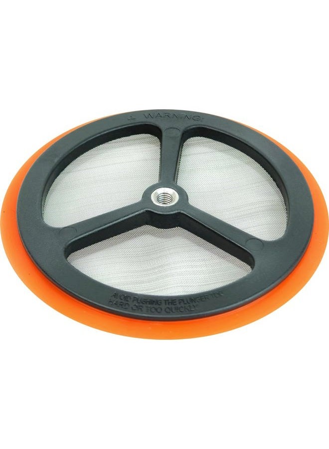 PortableAnd French Press Replacement Mesh Filters With Silicone Ring Stainless Steel French Press Screen for 1000 ml, 34 Oz, French Press Coffee Makers and Tea Machines - Image 1