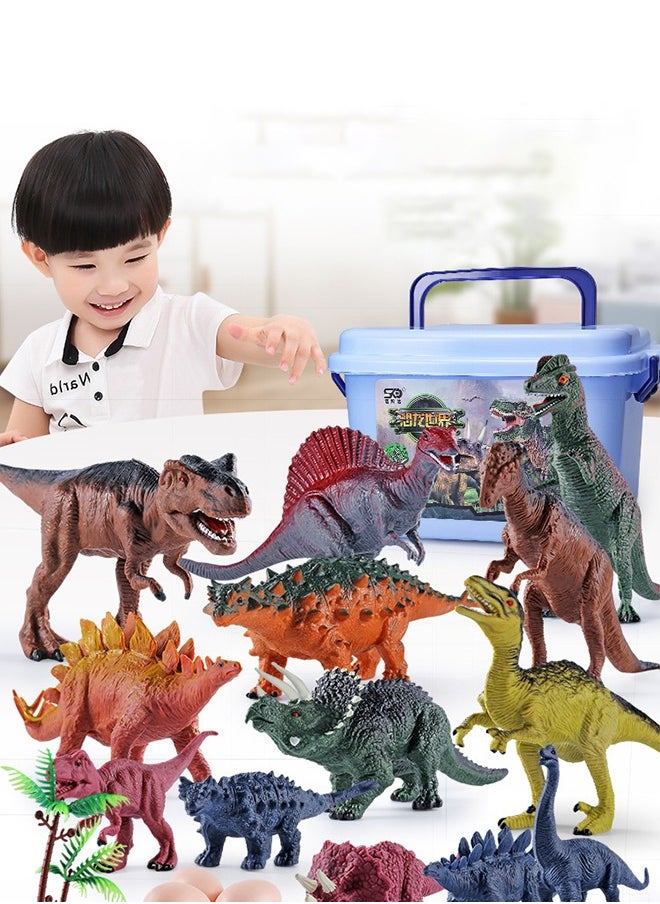 GROIC - 52 Pcs Dinosaur Toys Figures with Activity Play Mat, Jurassic Dinosaur Toys，Realistic Action Educational Dinosaur Figures for Kids Boys Girls - Image 1