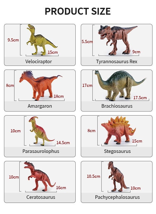 GROIC - 52 Pcs Dinosaur Toys Figures with Activity Play Mat, Jurassic Dinosaur Toys，Realistic Action Educational Dinosaur Figures for Kids Boys Girls - Image 1