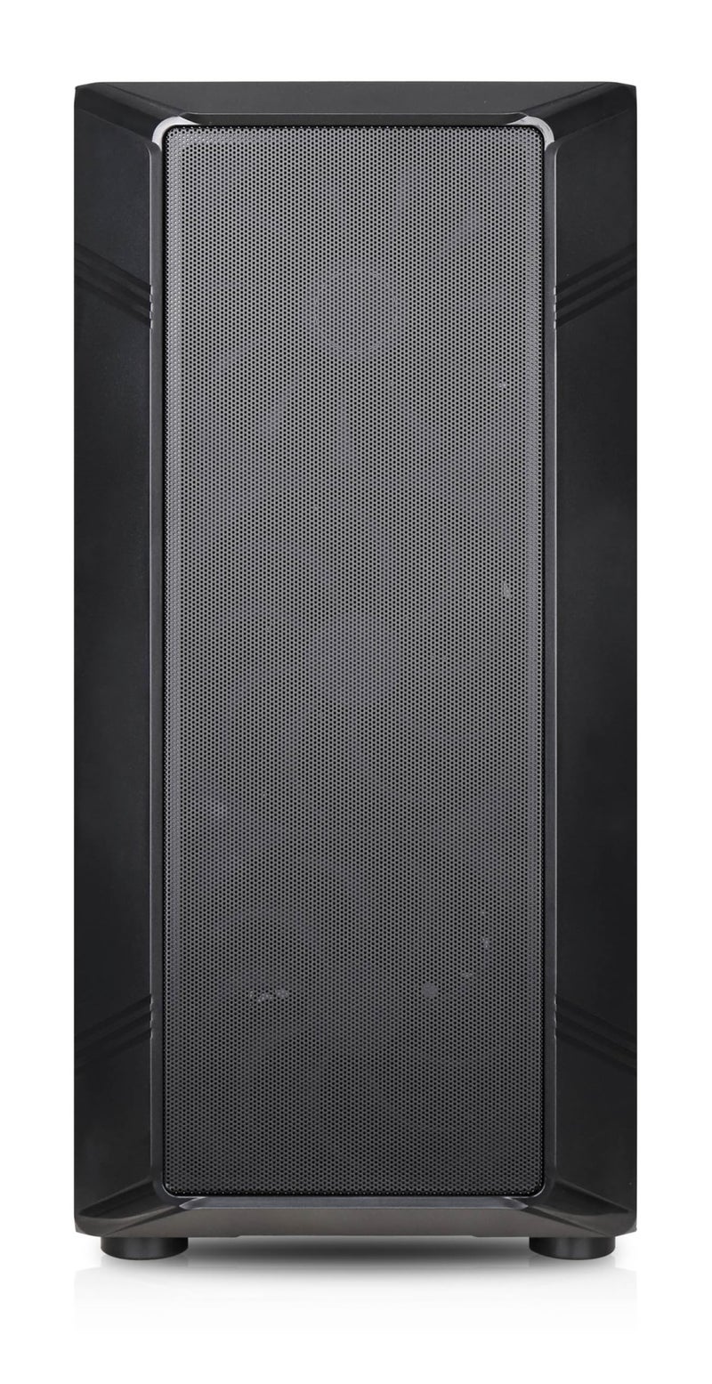 Rosewill Helium NAS Black ATX Mid Tower Computer Case, Mesh Panel, 4X 140mm PWM Fan, Ideal for DIY NAS, Media Servers, or Small Business Applications - Image 2