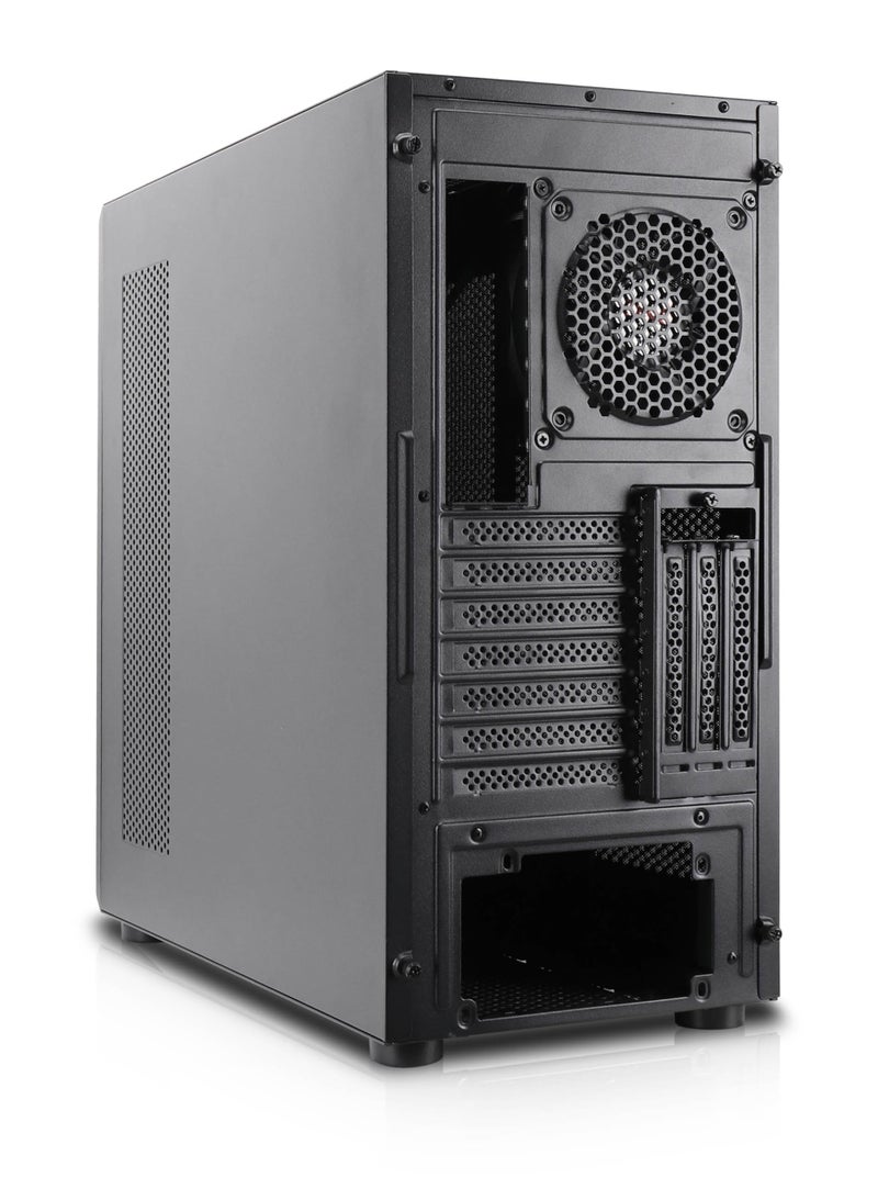 Rosewill Helium NAS Black ATX Mid Tower Computer Case, Mesh Panel, 4X 140mm PWM Fan, Ideal for DIY NAS, Media Servers, or Small Business Applications - Image 4