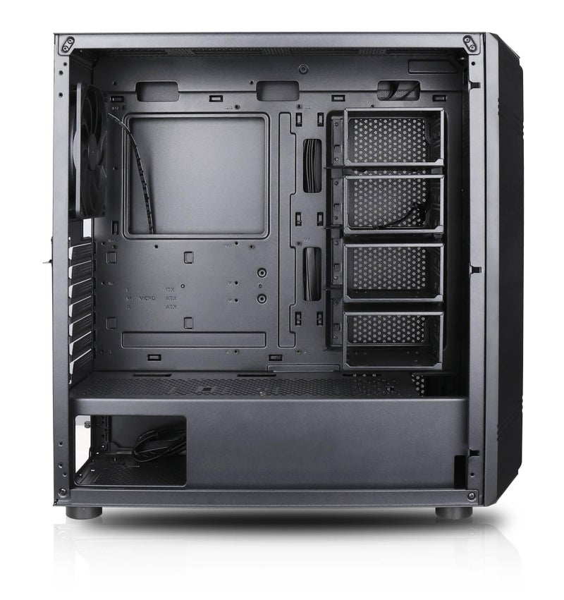 Rosewill Helium NAS Black ATX Mid Tower Computer Case, Mesh Panel, 4X 140mm PWM Fan, Ideal for DIY NAS, Media Servers, or Small Business Applications - Image 5
