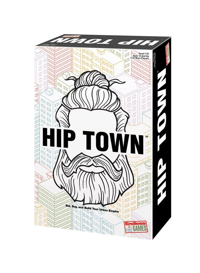 Endless Games Hip Town, Fun and Fast Paced Game of Trading, Bidding and Building to Create Hippest Neighborhood in HipTown - 2 or More Players Ages 13 & Up - Image 1