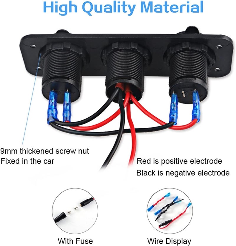Wivplex 5V 4.2A Car Dual USB Charger with Switch - Image 5