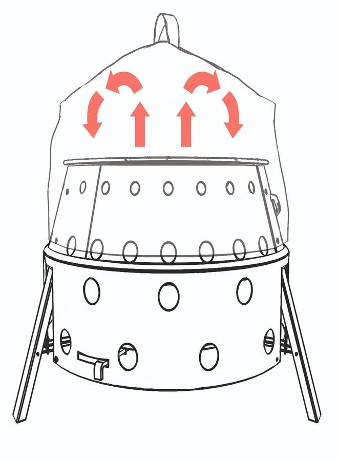 Petromax Recirculation Dome - White - Image 3
