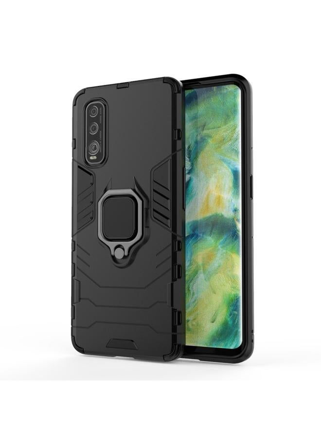 S-TOP Case For OPPO FIND X2 Shockproof PC + TPU Protective Case with Magnetic Ring Holder - Image 2