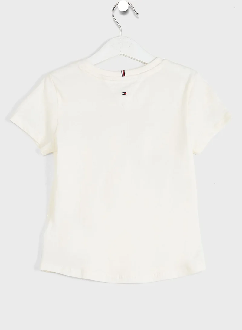 TOMMY HILFIGER Kids Graphic Glitter T-Shirt