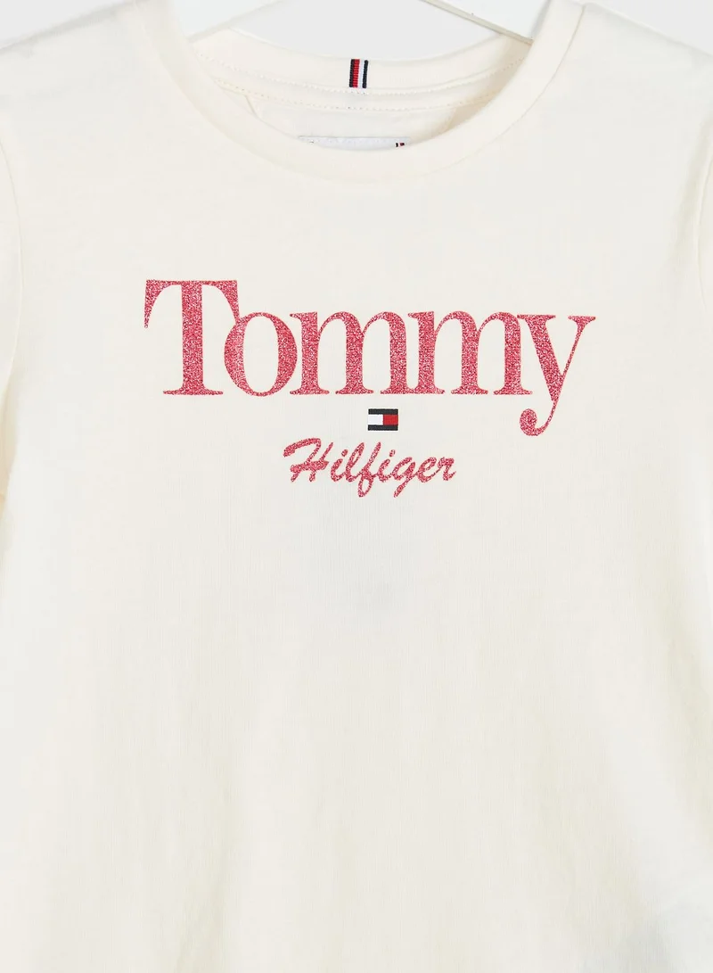 TOMMY HILFIGER Kids Graphic Glitter T-Shirt