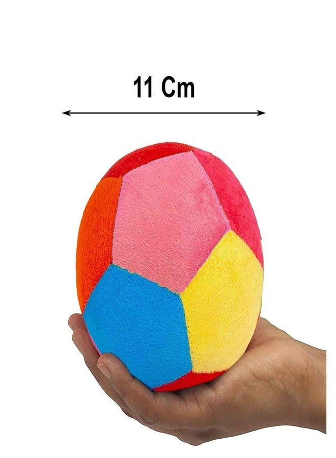 DearJoy Baby Soft Ball Toy Figure with Rattle Sound - Multicolour - Image 3