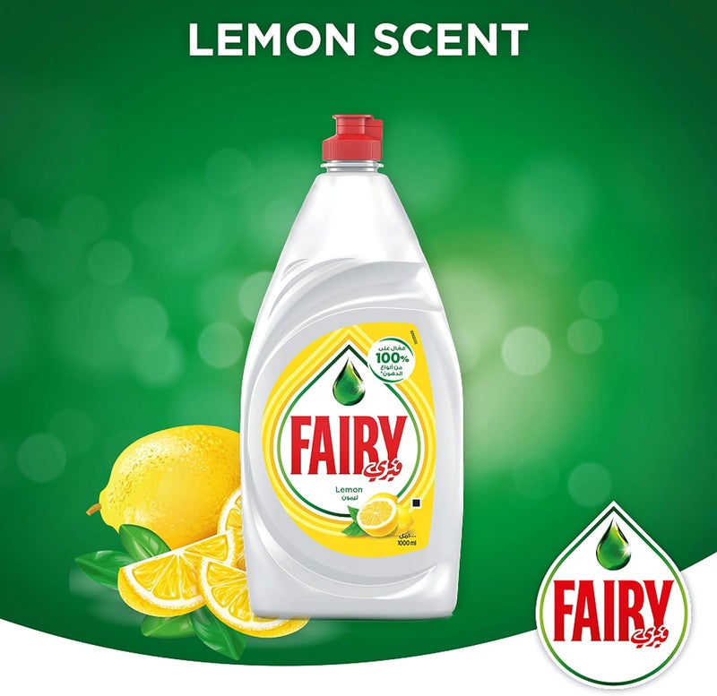 Lemon Dishwashing Liquid Soap, 2 x 750 ml - Image 2