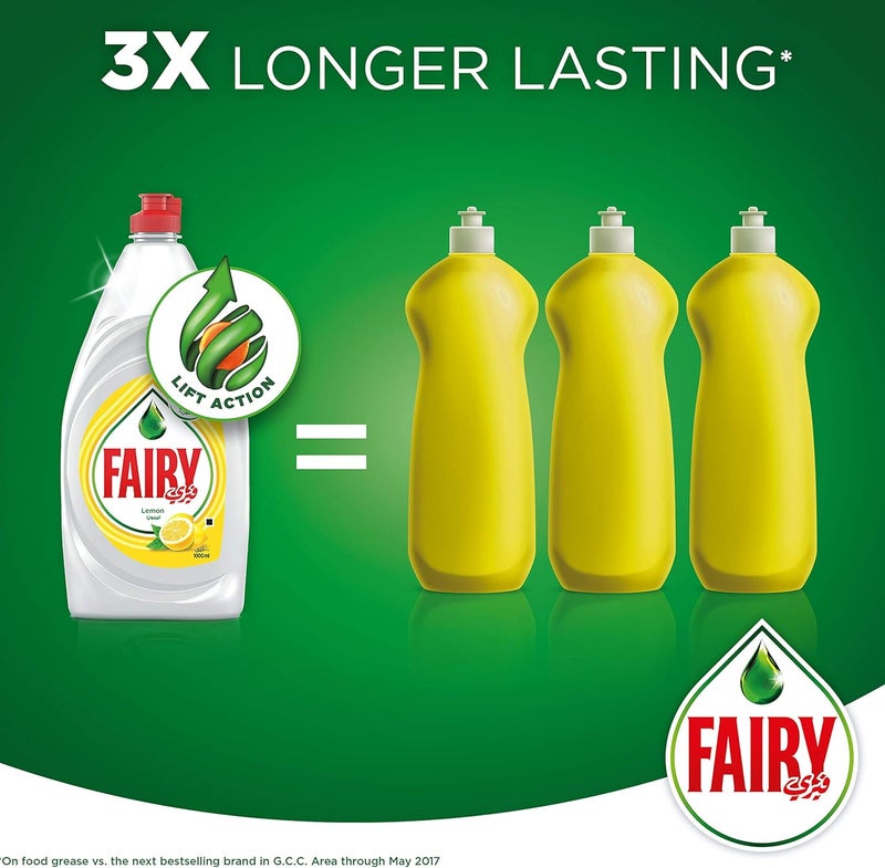 Lemon Dishwashing Liquid Soap, 2 x 750 ml - Image 3