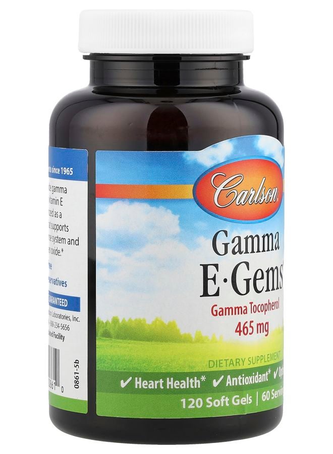 Carlson Gamma E-Gems® 465 mg 120 Soft Gels - Image 2